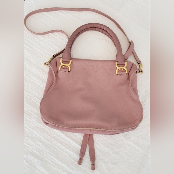 Chloé Marcie Double Carry Leather Bag – Dusty Rose January 2016 - Picture 3 of 16